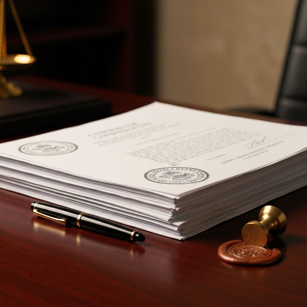 Legal documents